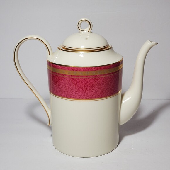 Oscar De La Renta Coffee Pot Imperial Ruby - Picture 7 of 7